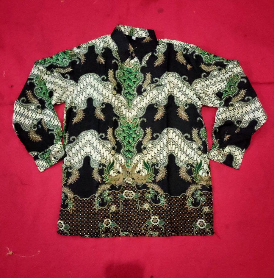 Kemeja Batik Pria Semi Sutra Silky Premium Puring Istimewa