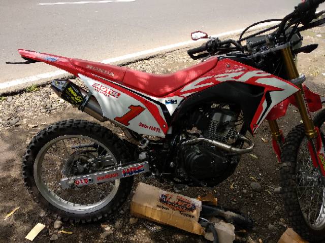 KNALPOT NORIFUMI ROKET 4 KLX D-Tracker150 KLX BF L S CRF 150 bisa modif trail dll-1