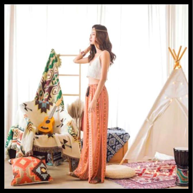 Legging Wanita Palazo Etnic Pants Jumbo Batik Wanita