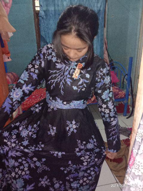 Gamis Batik Manggar, Padi,sekar,cantik,kubis,kipas,daun,kupu,nadine,gendis