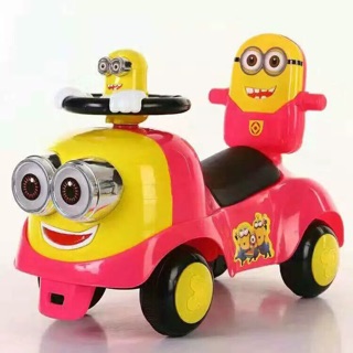  Mainan  mobil  minion 3in1 sepeda anak mobil  dorongan  
