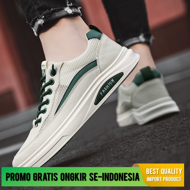 Hongxing Erke Pria Musim Panas Lembut Bernafas Bau Bukti Mesh Ruang Keluar Versatile Papan Sport Sep