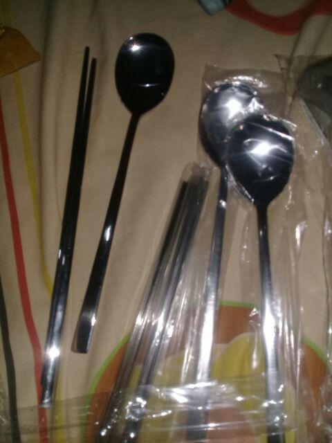 [real Pict] Sujeo Sendok Sumpit Korea Stainless