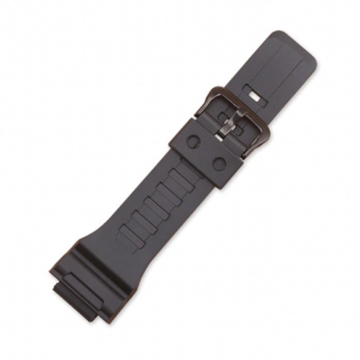 Strap Tali Jam Khusus Casio AQ-S800 SGW300H AE-1000W MRW-200H W800H Resin Rubber Black Buckle