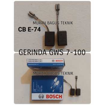 BRUSH BOSCH CB E-74 ARENG CARBON MESIN GERINDA GWS 7-100