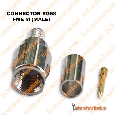 ONEKTOR CONNECTOR RG58 FME M (MALE)