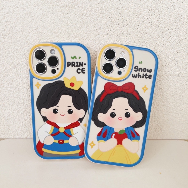 Soft case Motif Kartun Snow white Untuk iphone 13 12 11 Pro Max XS XR 8plus iphone 12pro12pro Max 7 8 Plus X XS XR XSMAX