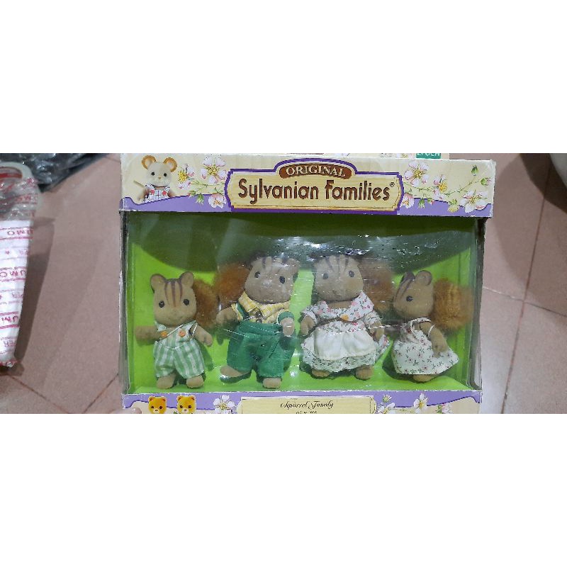 Sylvanian Families Squirrel Family Handgrip Rare