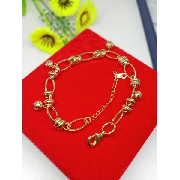 Gelang wanita xuping berlapis emas 93C.
