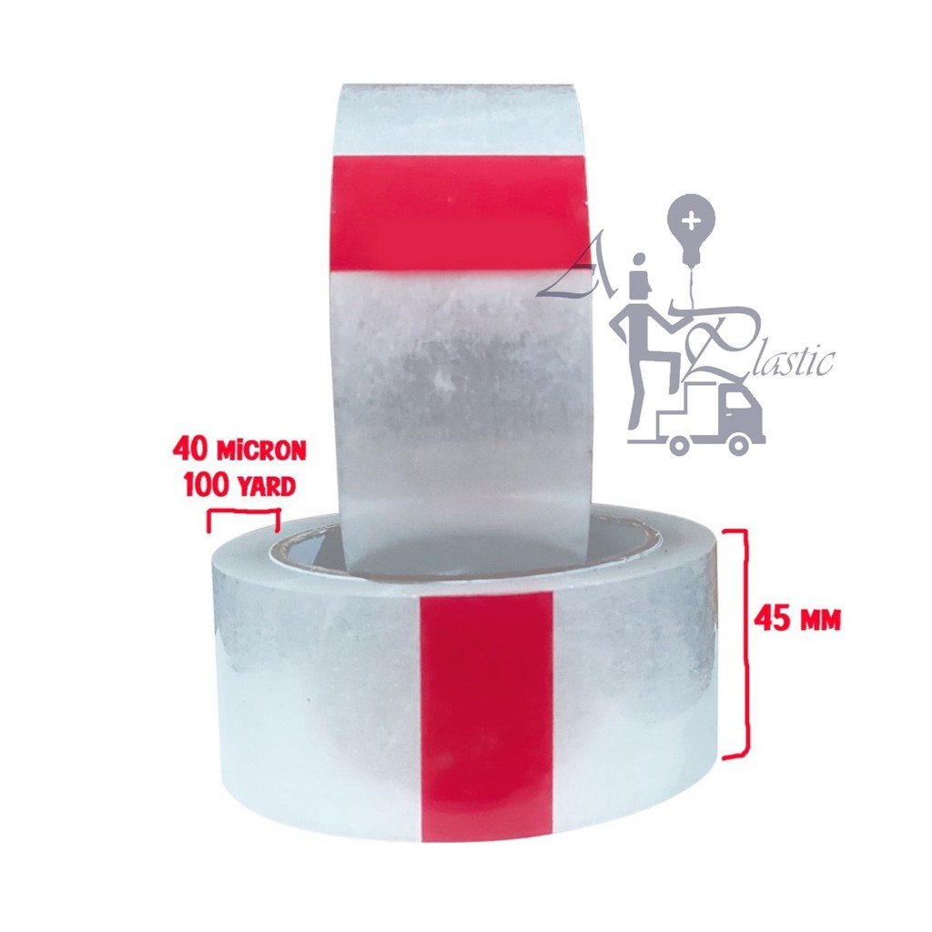 

AIO Plastic-Lakban Bening FULL Lakban Berkualitas Selotip Isolasi Solatip Lakban Packing Termurah