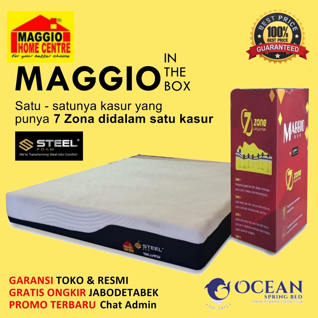 KASUR IN THE BOX - KASUR BUSA KESEHATAN - KASUR KESEHATAN 7 ZONA - MATRAS IN THE BOX -  OCEAN