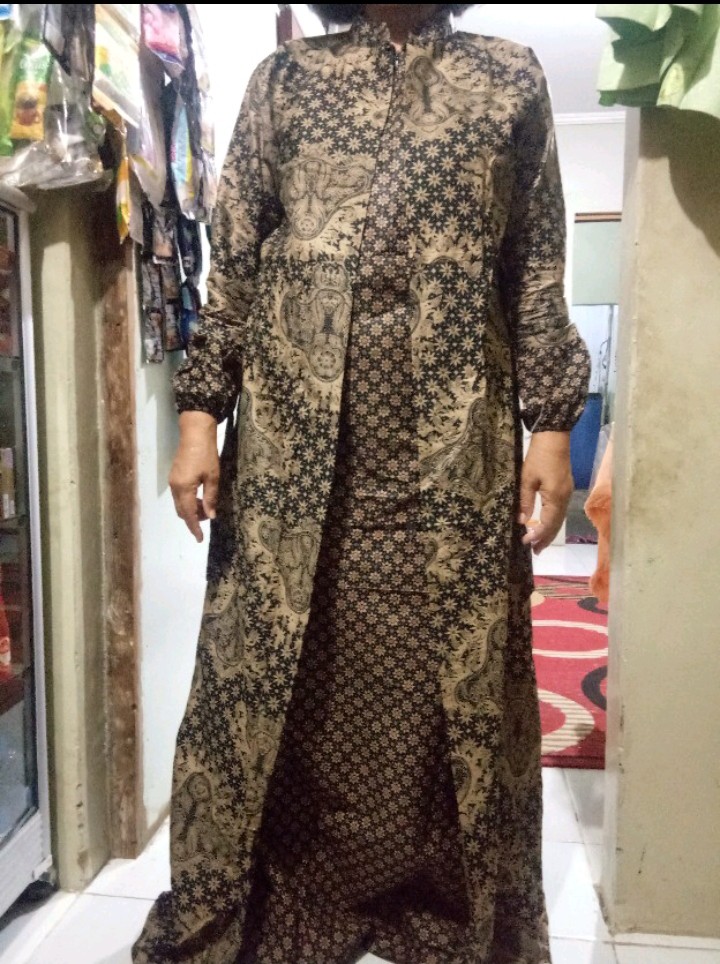Maura Couple - Sania Ruffle Batik Couple Ori Ndoro Jowi Dnt Garansi Termurah