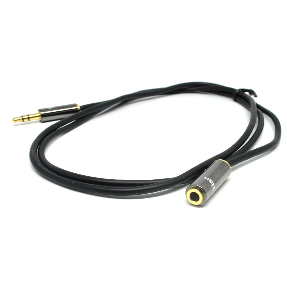 Kabel Aux Audio Extension 3,5mm 2meter - Hitam