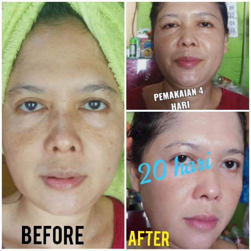 BISA COD BPOM Skincare Night Cream krim malam  syahreni glowing paket super syr syahraeni ori wajah-2