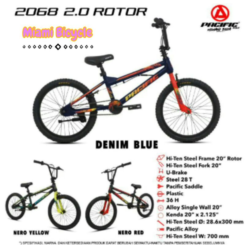 Sepeda Pacific BMX 2068 2.0 Rotor 20"