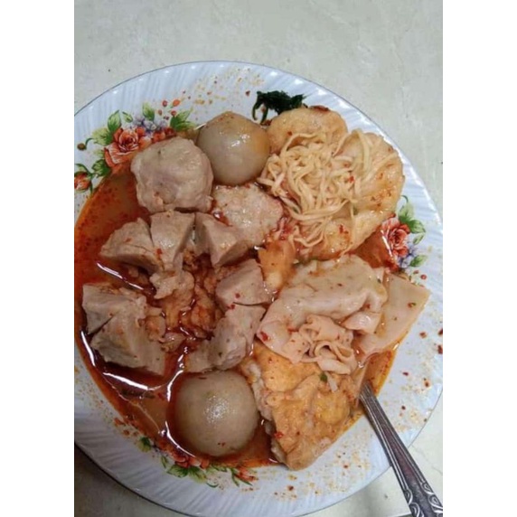 

Baso campur / paket lengkap baso / baso mercon mini