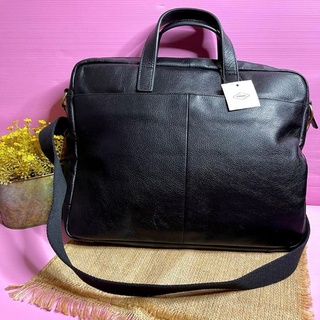 warren top zip workbag fossil