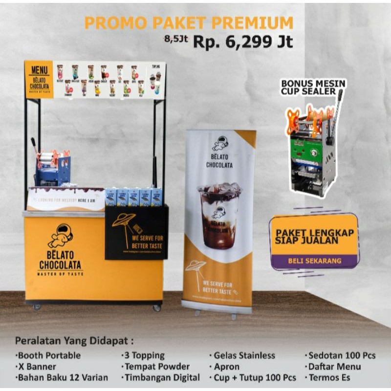 

Paket Franchise Premium Belato Chocolata