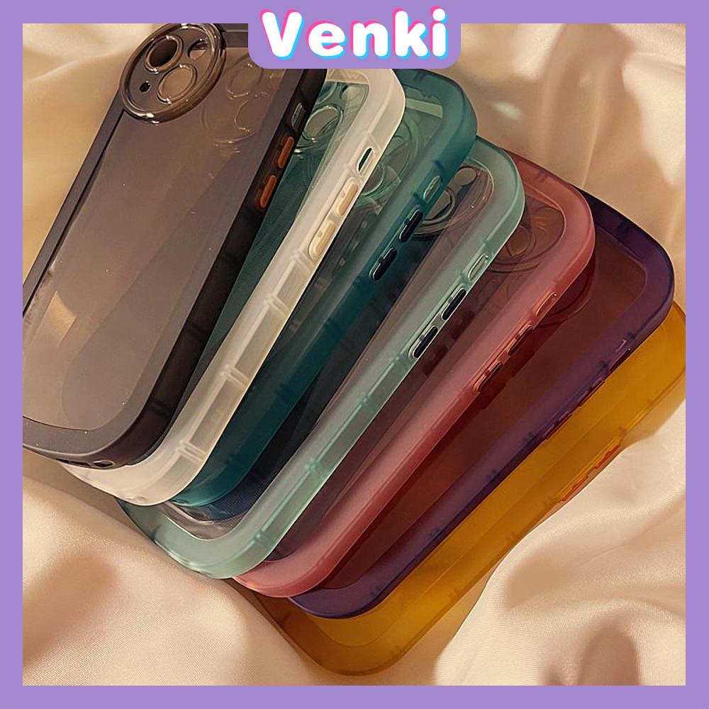 iPhone Case Silicone Soft Case Clear Case Fluorescent Color Round Airbag shockproof Color Button Camera Cover Protection For iPhone 11 iPhone 13 Pro Max iPhone 12 Pro Max iPhone xr