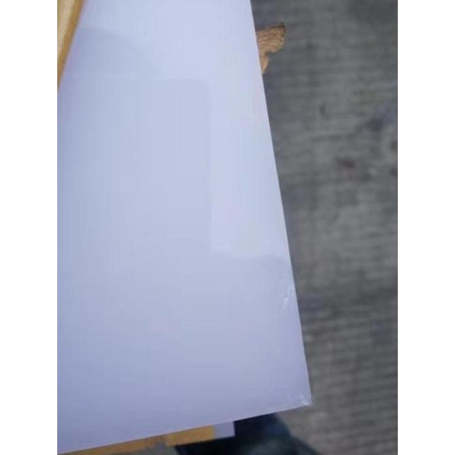 

❄ acrylic warna lembaran 3mm A3 30x42cm - susu ☟