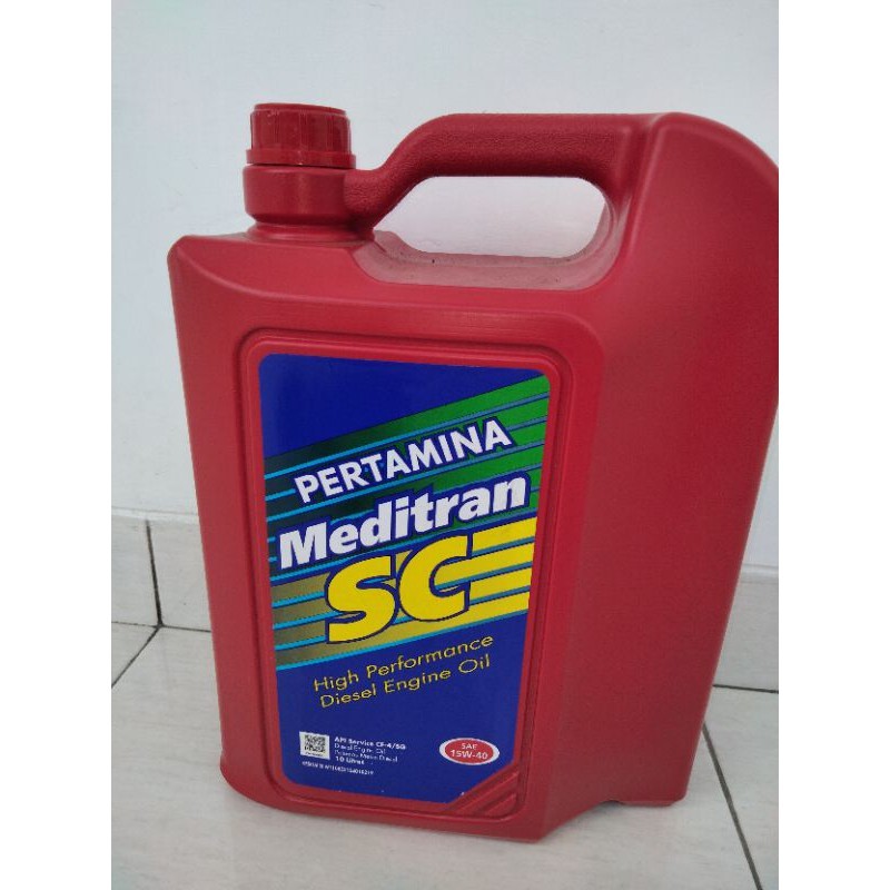 OLI MESIN MOBIL PERTAMINA MEDITRAN SC SAE 15W-40 (DIESEL) 10 LITER