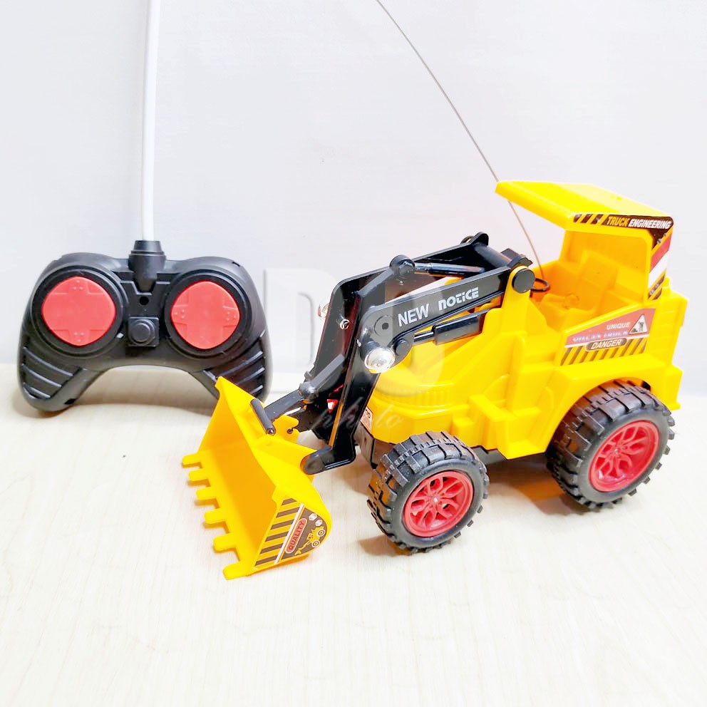 Truck Set Building Games RC Mainan Truk Konstruksi Loader Remote