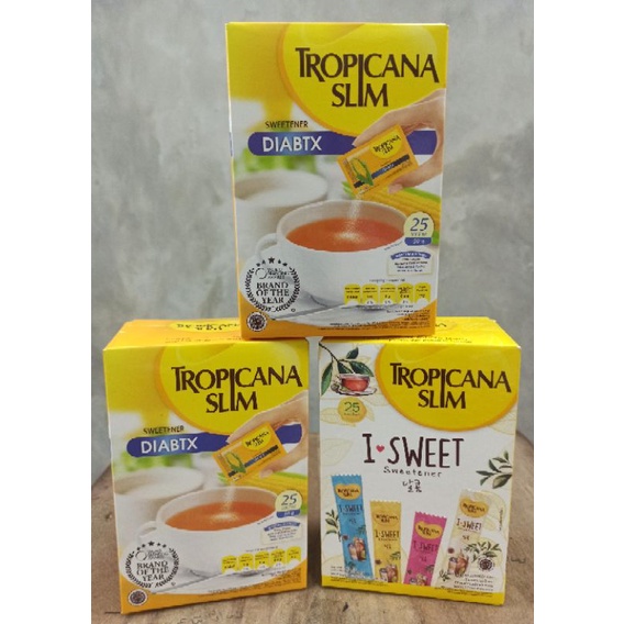 

TROPICANA SLIM SWEETENER 25 SACHET