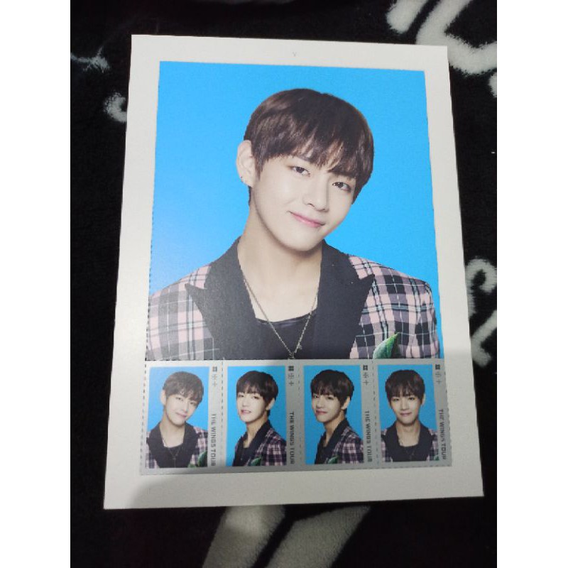 Photo Stamp BTS V MD WINGS TOUR