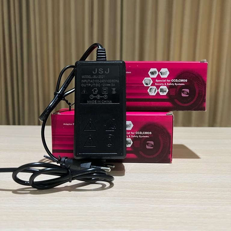 ADAPTOR 12V 3A 12 VOLT 3 AMPERE MURNI