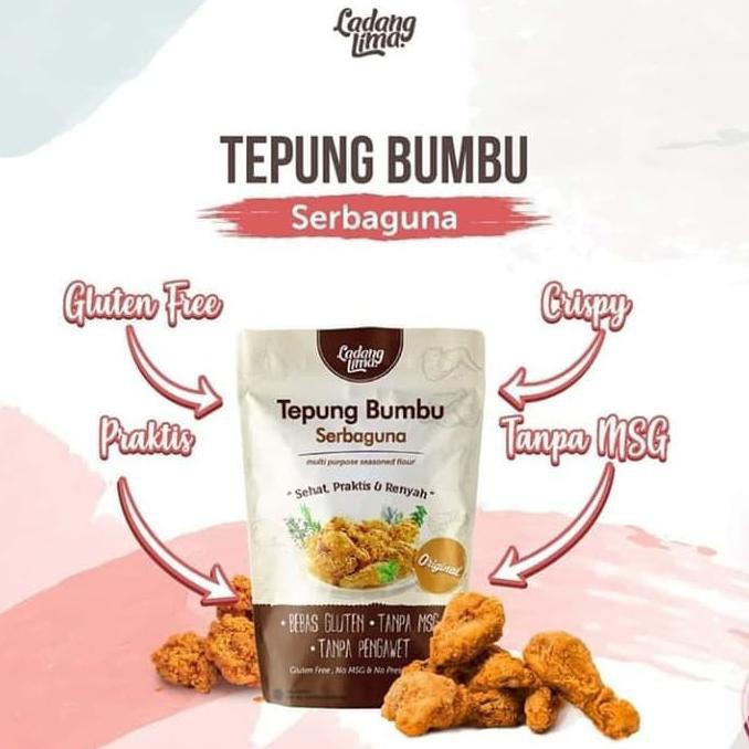 

Diskon Tepung Bumbu Sehat Serbaguna Ladang Lima 150gr Promo Awal tahun