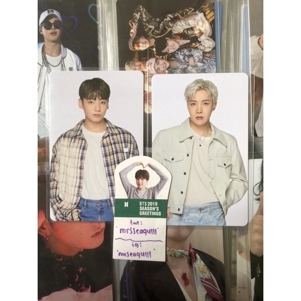 PC CARD WALLET BTS JHOPE JUNGKOOK HOSEOK HOBI JK