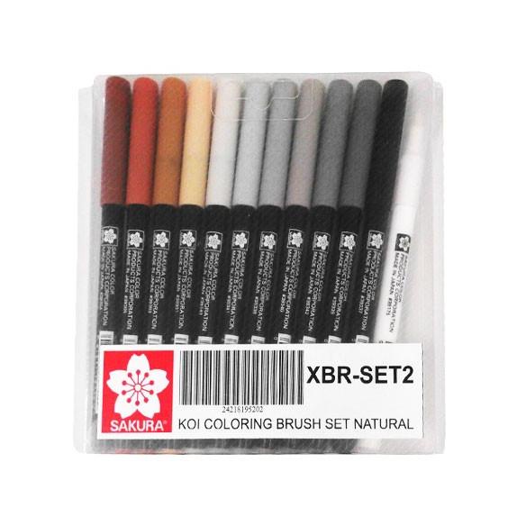

[[COD]] SAKURA Koi Coloring Brush Pen 12 Natural Color Set BIG SALE Kode 271
