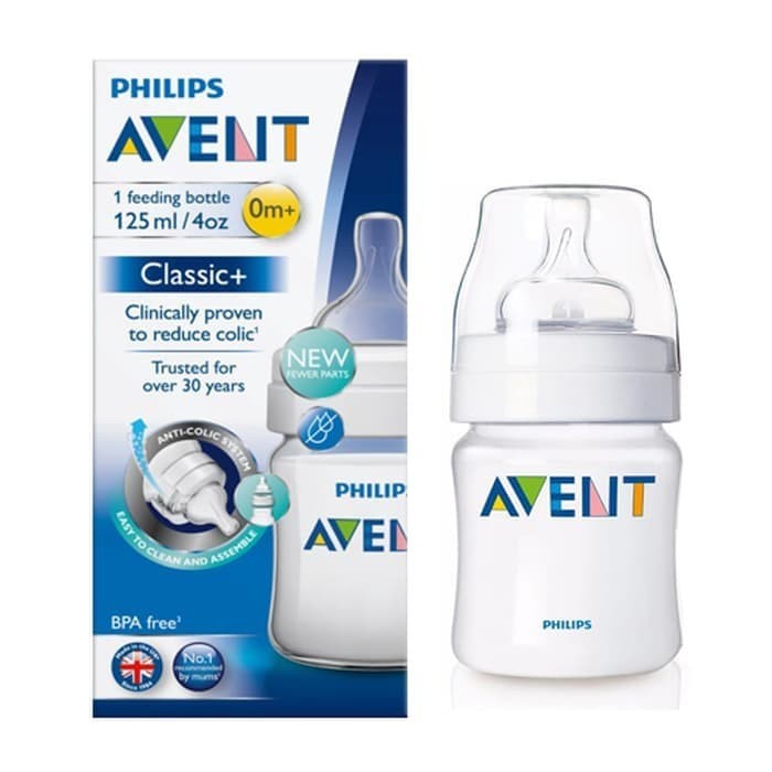 BOTOL SUSU CLASIC Philips Avent classic+ 125 ml/260 ml