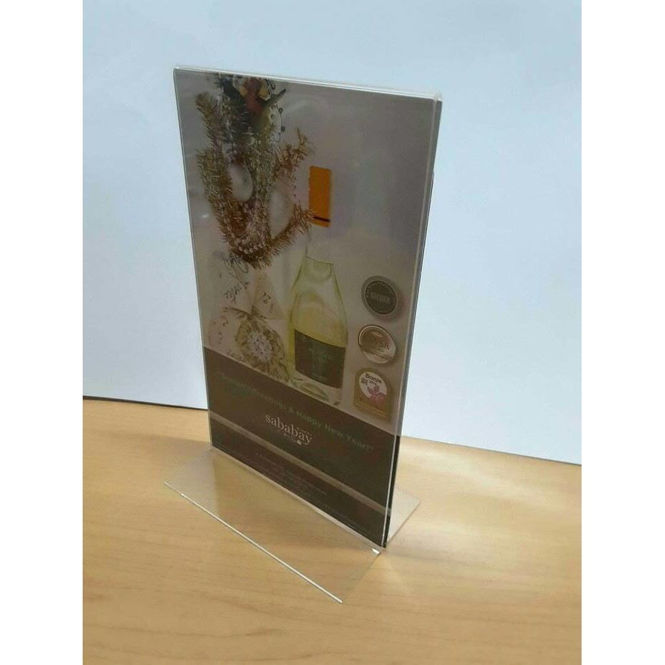 

Acrylic TENT CARD (Tempat Menu Uk. 10x15cm)