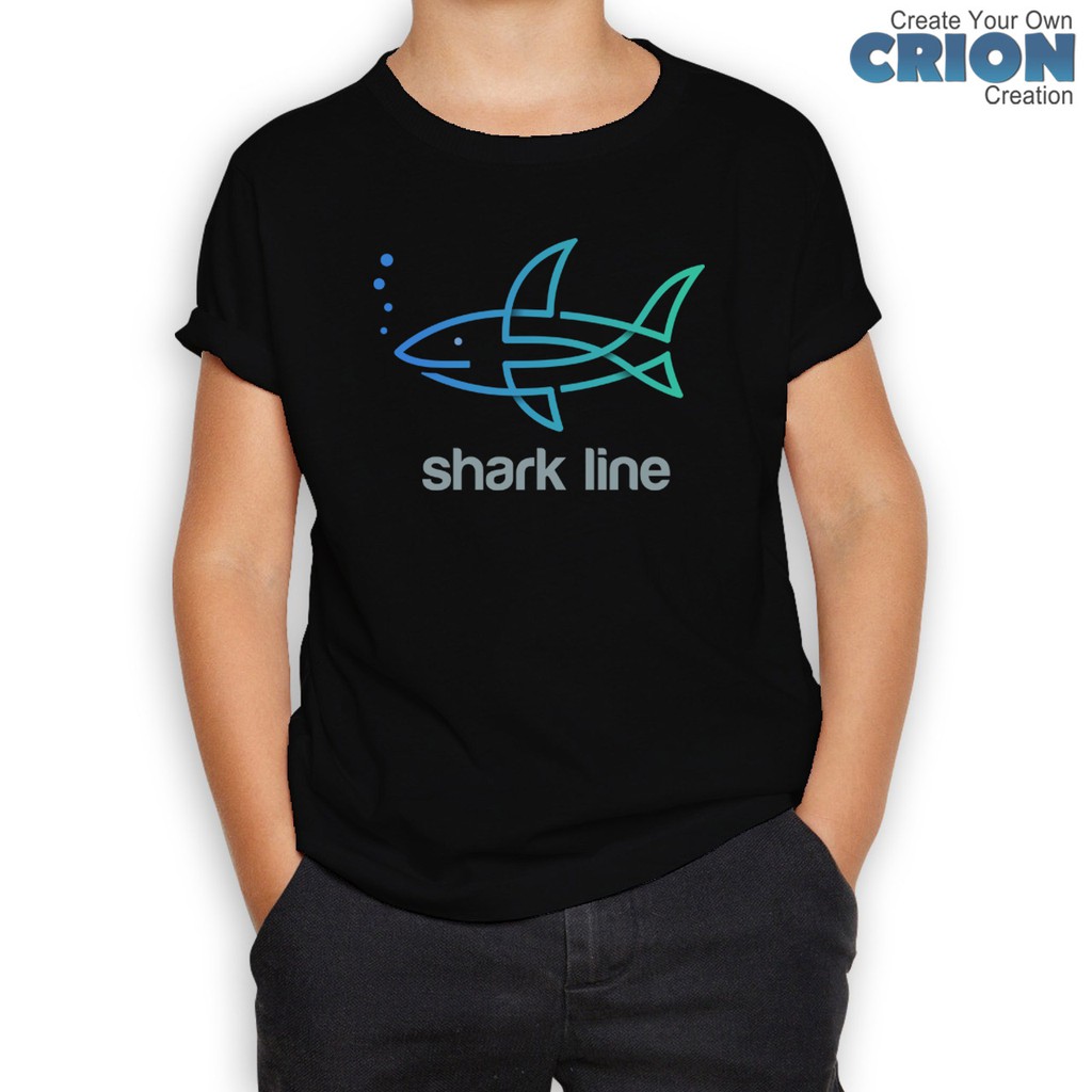 Kaos Shark Anak Lucu By Crion