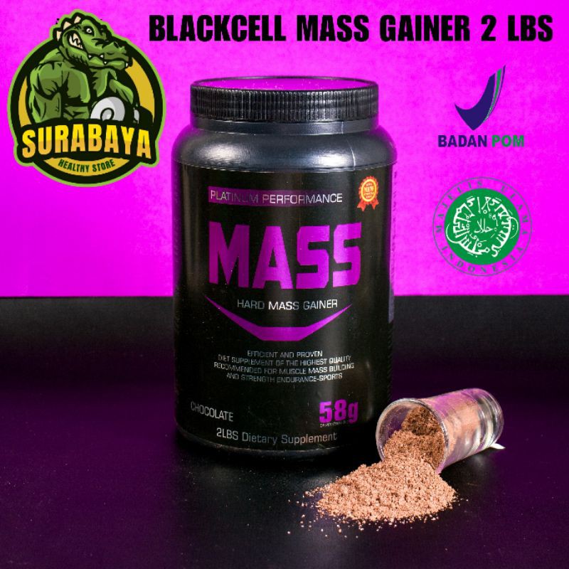 Mass Gainer 2 Lbs Blackcell Weight Gain 2lbs Susu Protein Penambah Berat Badan BB Non BXN Evomass