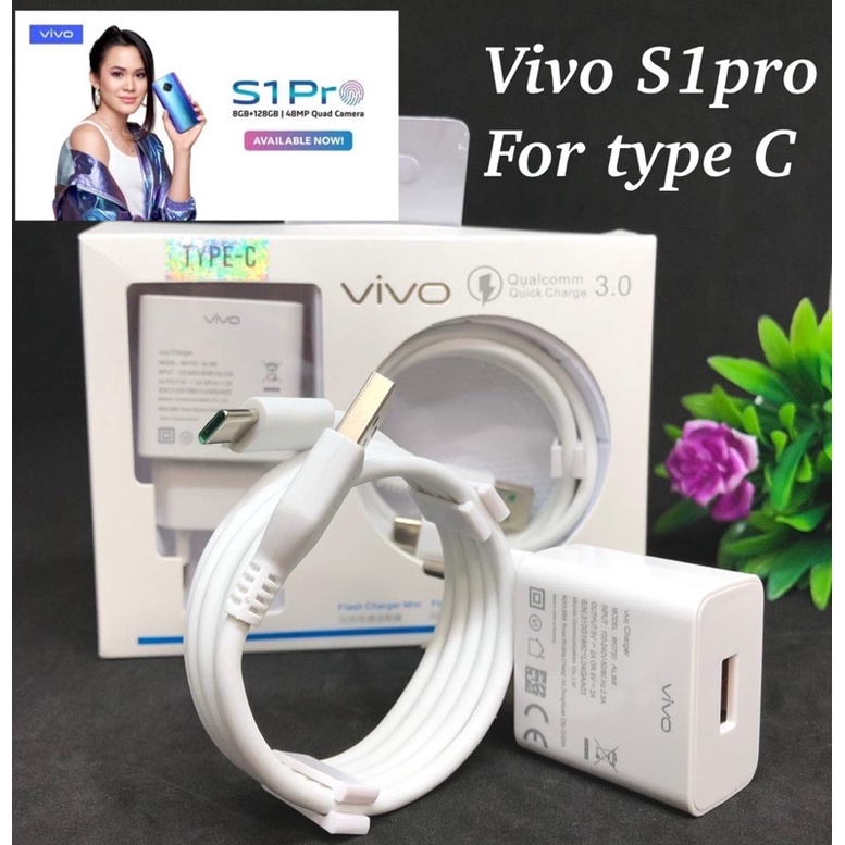 TRAVEL CHARGER NEW ARRIVAL VIVO S1PRO TYPE C VIVO Y17 MICRO CHARGER VIVO MICRO DAN TYPE