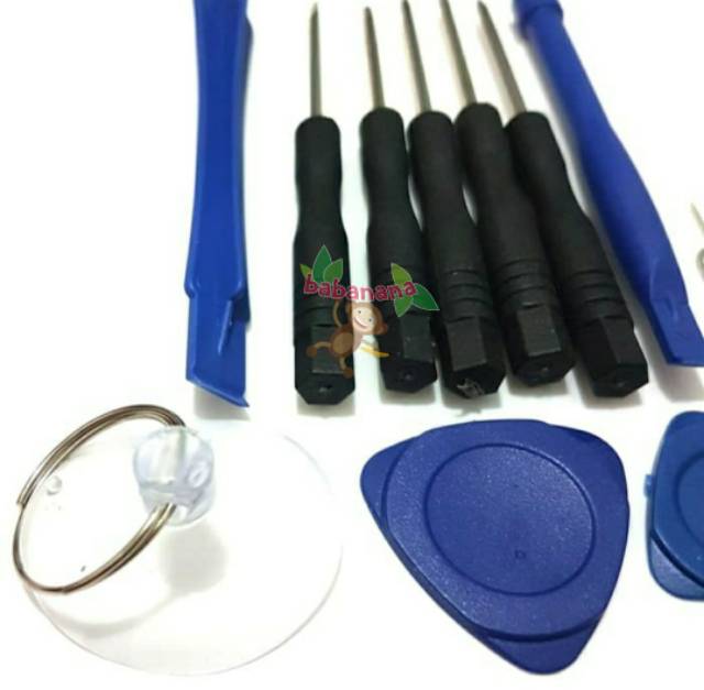 11pcs smartphone reparation tool kit alat service reparasi android