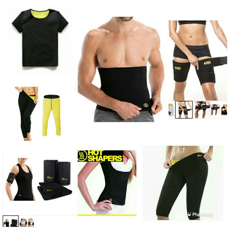 1 Paket Komplite Hot Shapers Gratis 3 Korset Lengan Paha Perut Tangtop Pembakar Lemak Shopee Indonesia