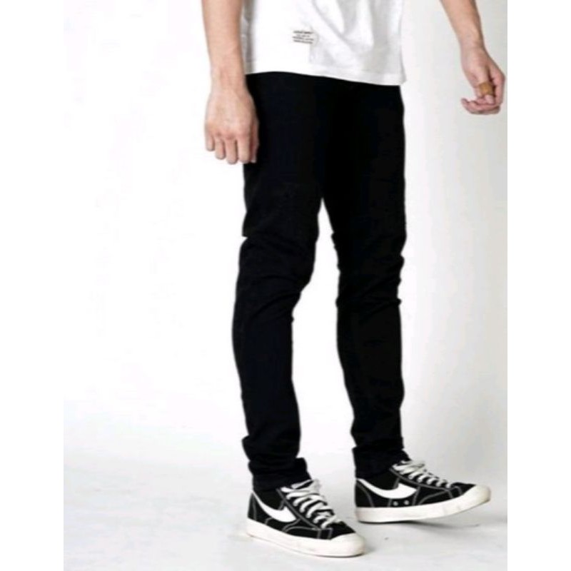 celana jeans Hitam Bioblitz Abu celana jeans panjang skinny semi slimfit cowo/cowok/pria meral