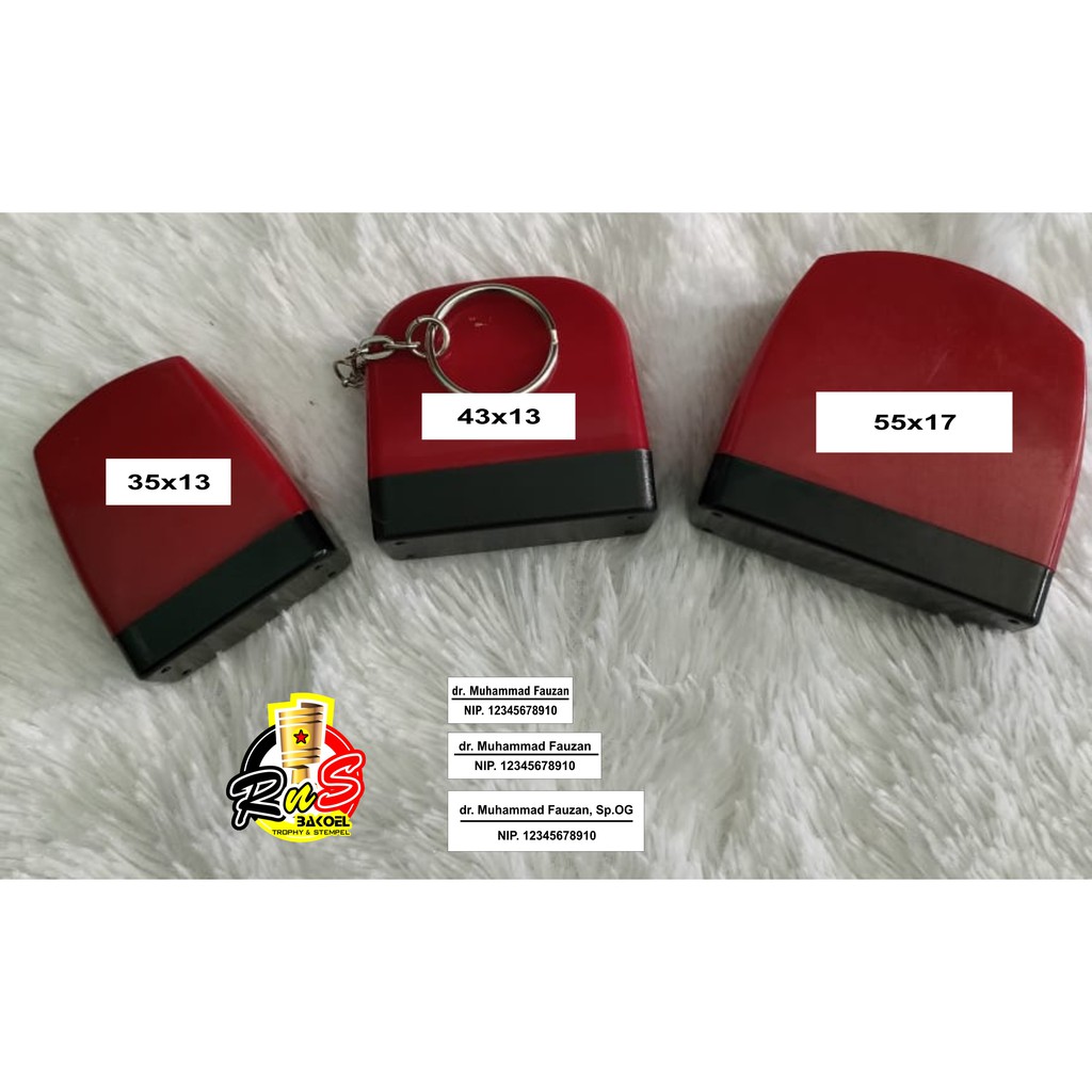 

STEMPEL FLASH NAMA DOKTER, BIDAN, PERAWAT, NOMOR