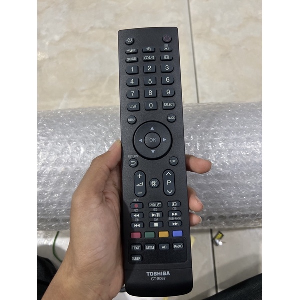 REMOTE SMART TV LED TOSHIBA CT-8067 ORIGINAL