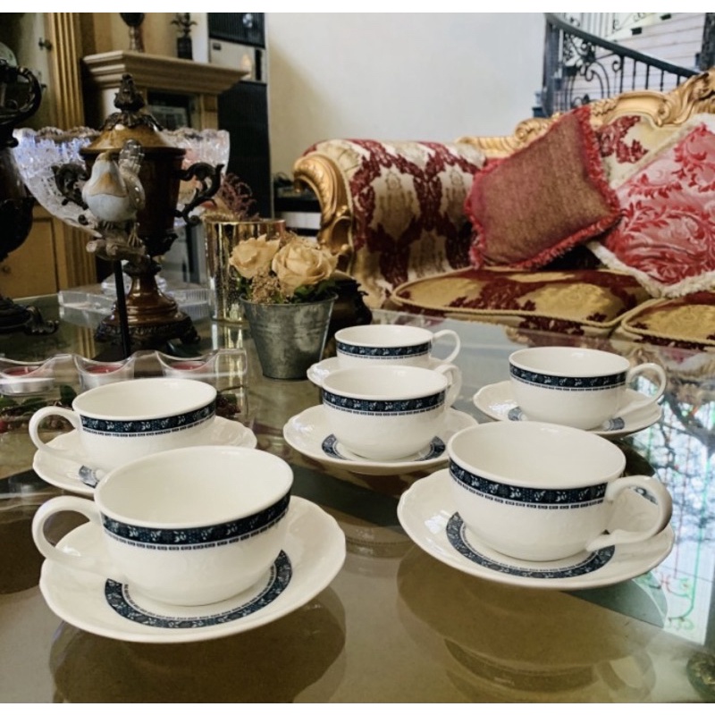 Tea Cup Saucer Saint James Okja / Mewah Cantik