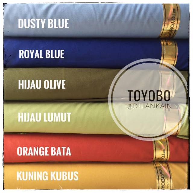 KAIN TOYOBO FODU ANEKA WARNA