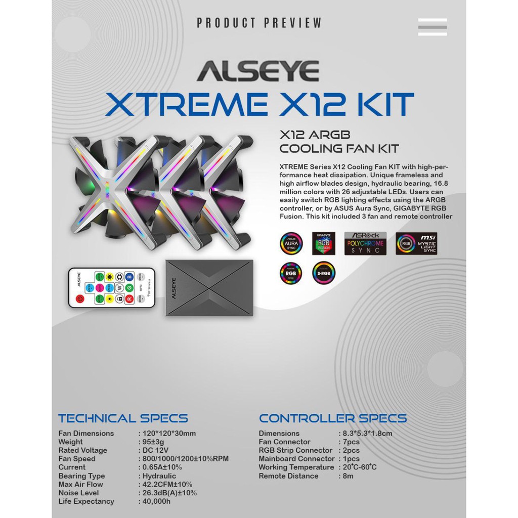 Alseye Xtreme X12 / Alseye X12 Xtreme Kit