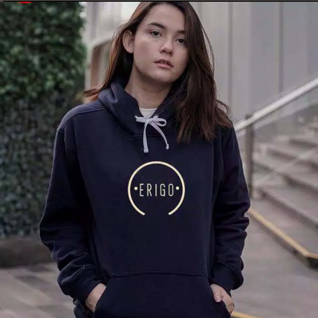 HOODIE ERIGO WARNA  NAVY  Shopee Indonesia