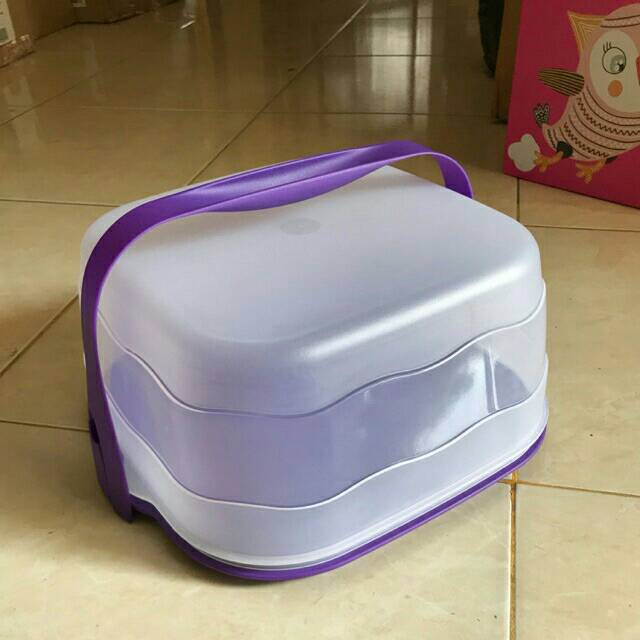 Cake taker ungu - merah