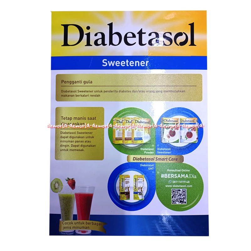 Diabetasol Sweetener 50sachet Gula Pengganti Zero Calories Gula Untuk Penyakit Diabetes Diabet Nol Kalori 50 Sachet Sugar Dia Betasol