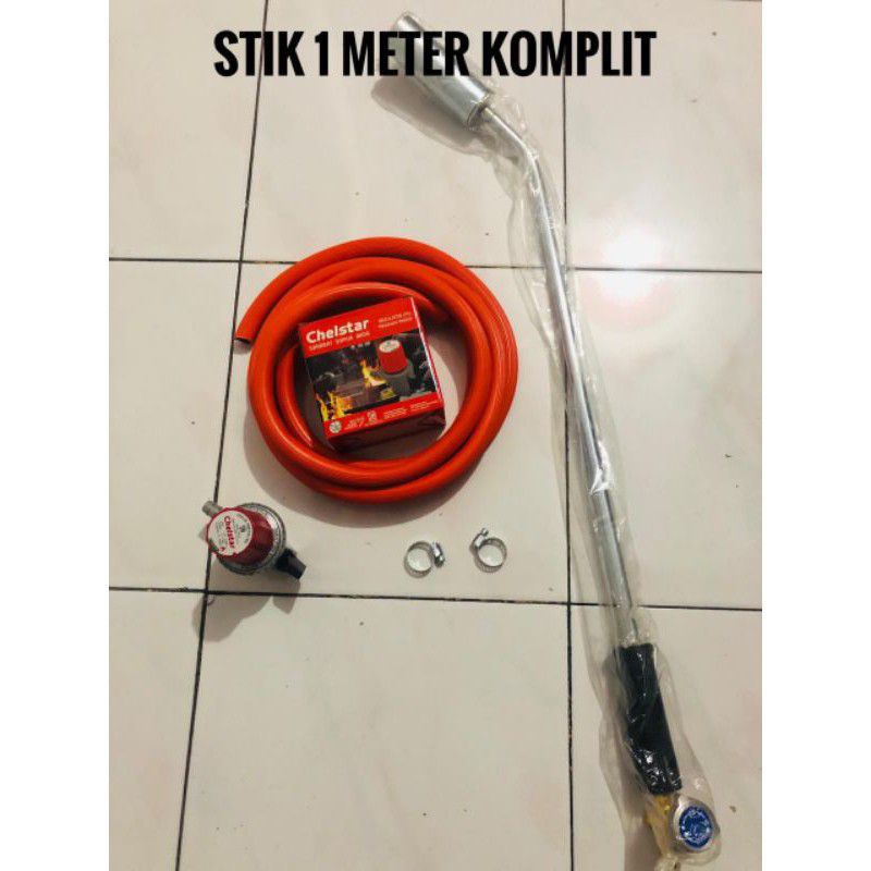 kompor tikus lengkap 1 meter komplit  / kompor blower 100 cm / kompor pelebur cat