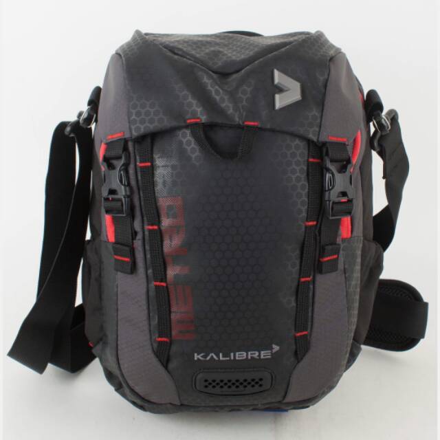 Tas Selempang Travel Pouch Kalibre Metroplex 05 - Black Hitam